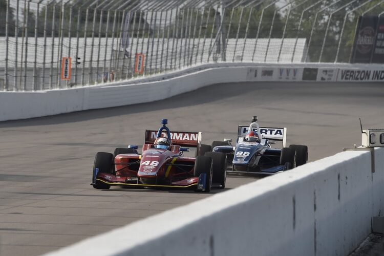 Norman Edges Teammate Herta at Gateway