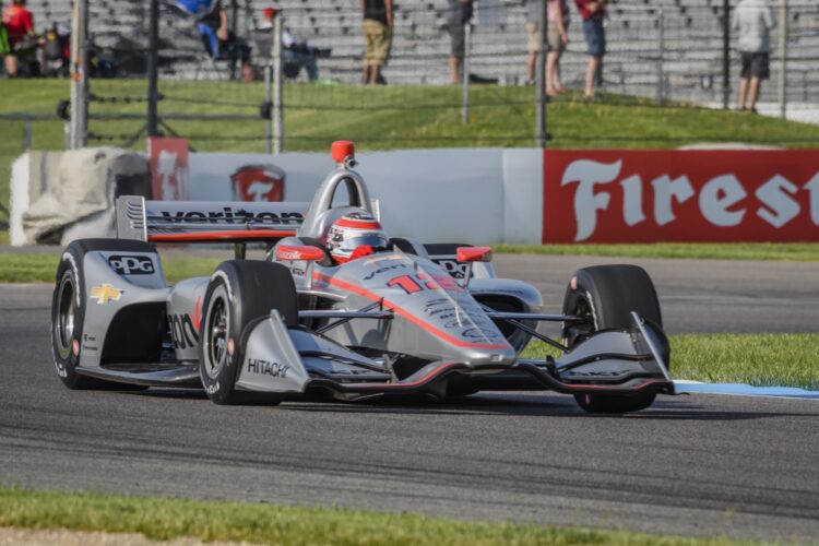 Will Power wins pole for Indy GP