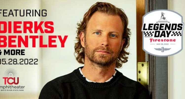 IndyCar: Dierks Bentley To Headline Firestone Legends Day Concert May 28