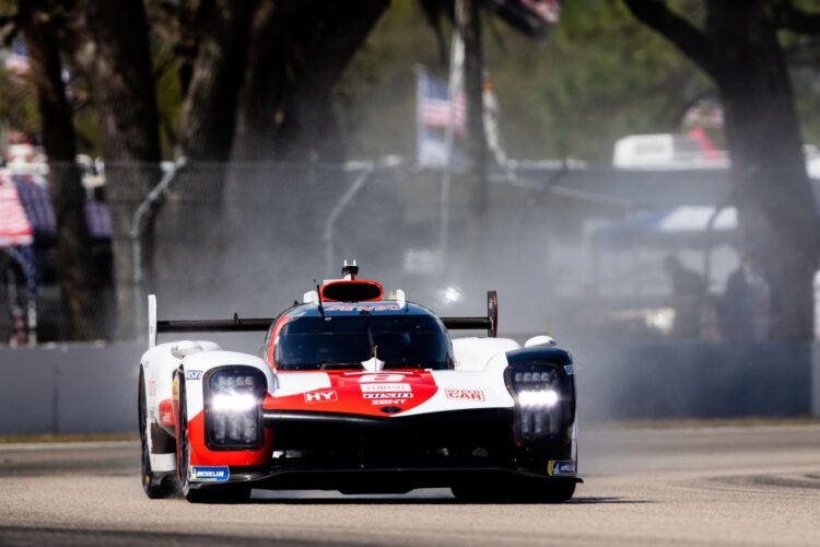 Video: The WEC Toyota Hypercar Takes On Sebring