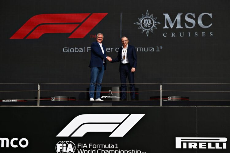 F1: Series announces MSC Cruises as a Global Partner for the 2022 season