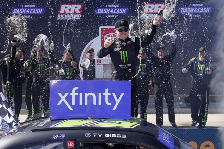 NASCAR: Ty Gibbs Pushes Past Teammate Nemechek for Xfinity Win