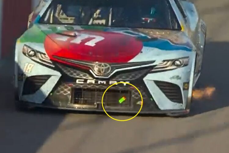 NASCAR: Kyle Busch penalized for very small piece of tape on grill