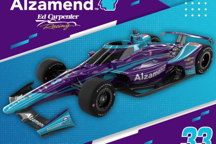 IndyCar: ECR Will Race Towards “Making Alzheimer’s Just A Memory” Throughout 2022 Season