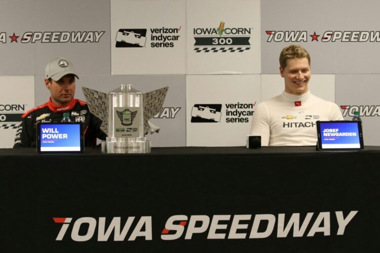 IndyCar Iowa Corn 300 post-qualifying press conference