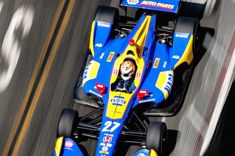 Rossi over Newgarden in third Long Beach IndyCar practice