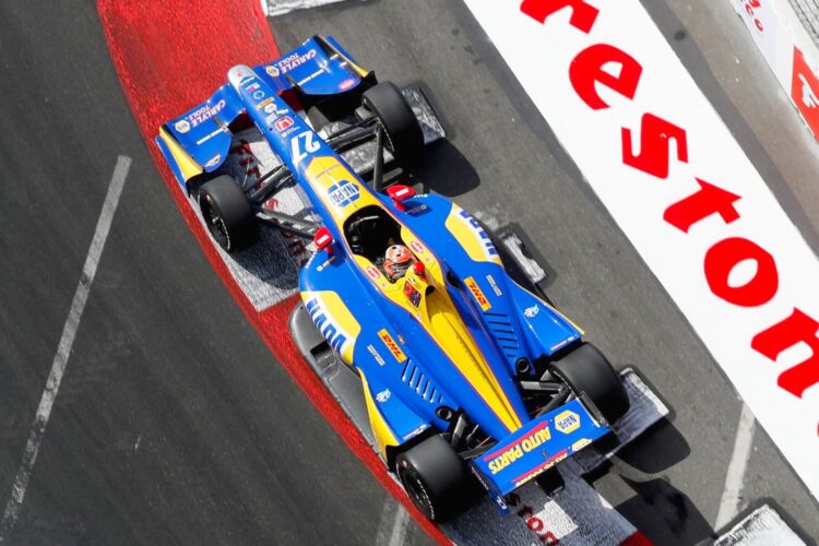 Rossi tops IndyCar practice 2 in Long Beach