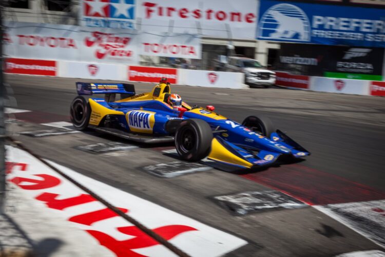 Rossi tops Sunday warmup in Long Beach