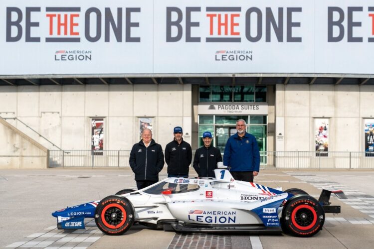 IndyCar: The American Legion and Chip Ganassi Racing reveal Indianapolis 500 car