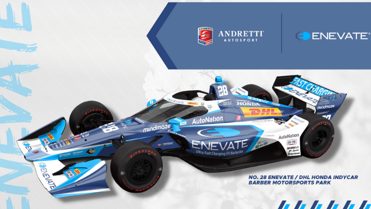 IndyCar: Enevate Joins Andretti Autosport for Honda Indy Grand Prix of Alabama  (Update)