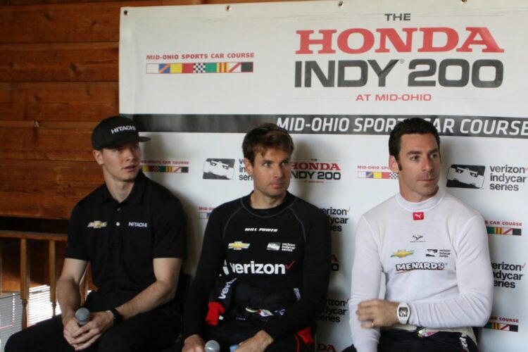 IndyCar Mid Ohio Team Penske Press Conference