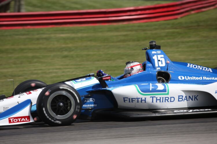 Rahal tops final IndyCar practice at Mid-Ohio