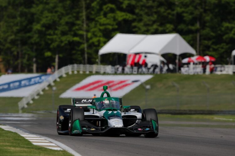 IndyCar: Rookie Ilott tops final practice at Barber