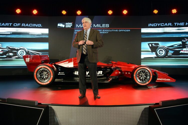 IndyCar CEO thinks old car with new bodywork will attract manufacturers