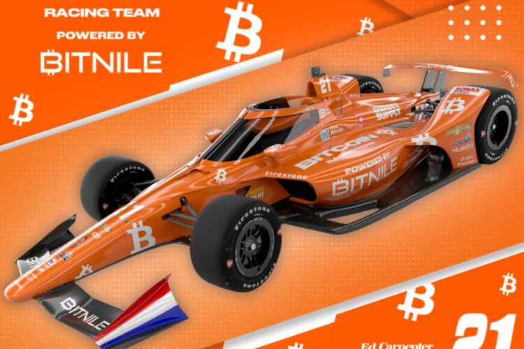 IndyCar: ECR’s Bitcoin Racing Team Will Be Powered By Bitnile for Indy 500