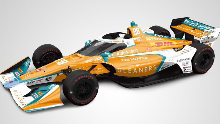 IndyCar: Grosjean gets new livery for GMR Grand Prix