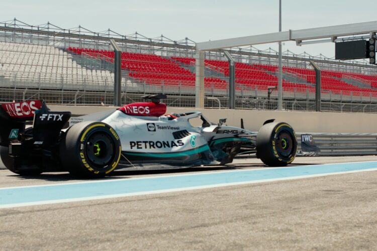 F1: Mercedes uses filming day to test upgrades for Barcelona