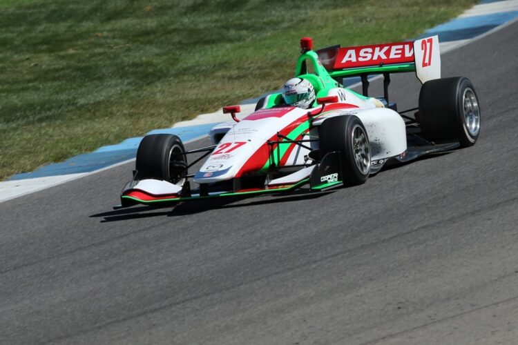 Askew leads Indy Lights as Chris Griffis Test concludes