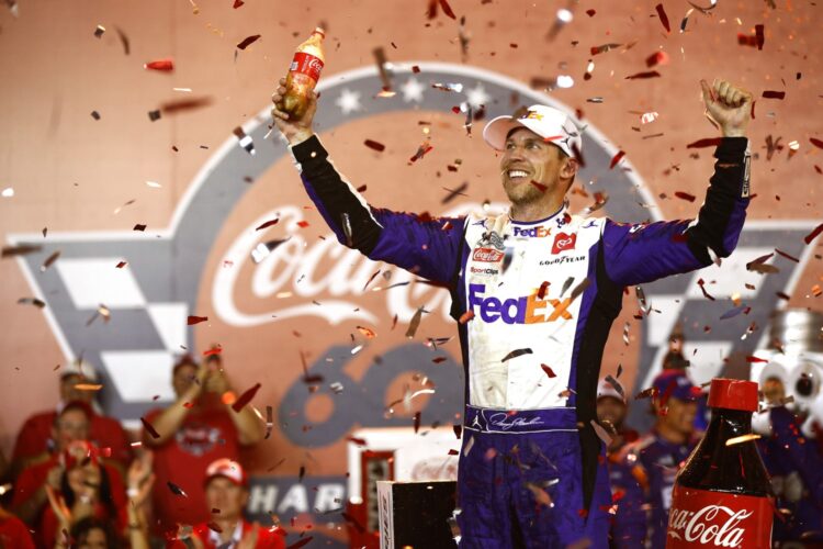 NASCAR: Hamlin wins Coca-Cola 600