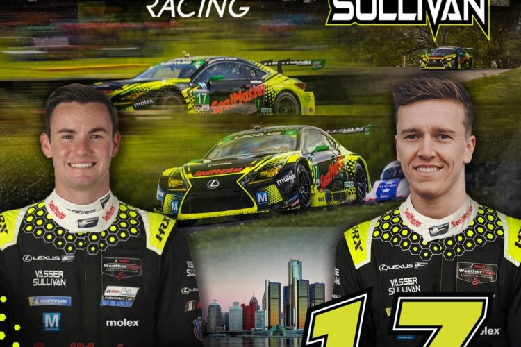 IMSA: Kirkwood to Team with Barnicoat for Vasser Sullivan at Detroit GP