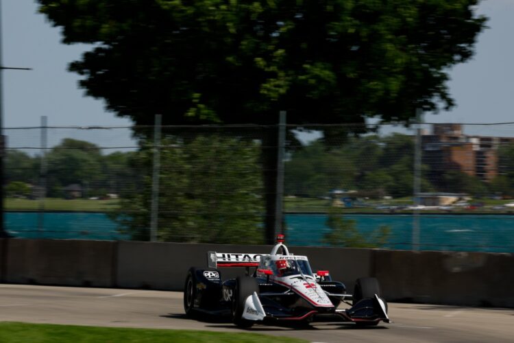 IndyCar: Sunday Morning from Detroit, Rossi tops morning warm-up  (Update)