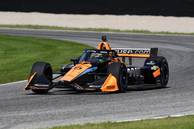 IndyCar: O’Ward tops Practice 2 at Road America