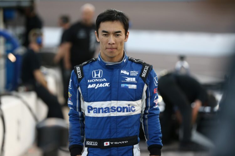 Sato again fastest as IndyCar testing wraps up at ISM