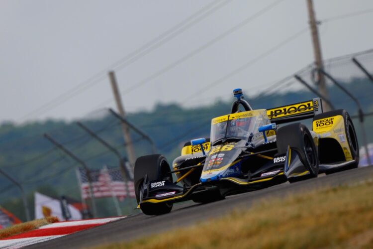 IndyCar: Herta tops final practice at Mid-Ohio