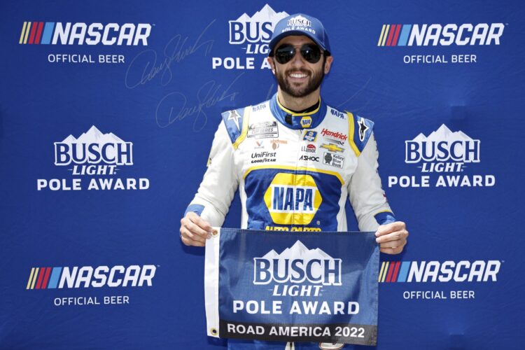 NASCAR: Elliott earns Busch Light Pole at Road America