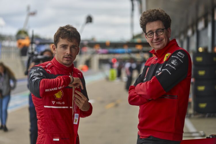 F1: Leclerc, Binotto deny tension after British GP