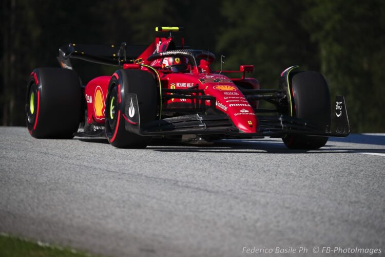 F1: Sainz leads Ferrari 1-2 in final Austrian GP practice