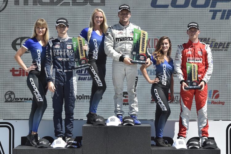 Franzoni, Kirkwood win Mazda Road to Indy races