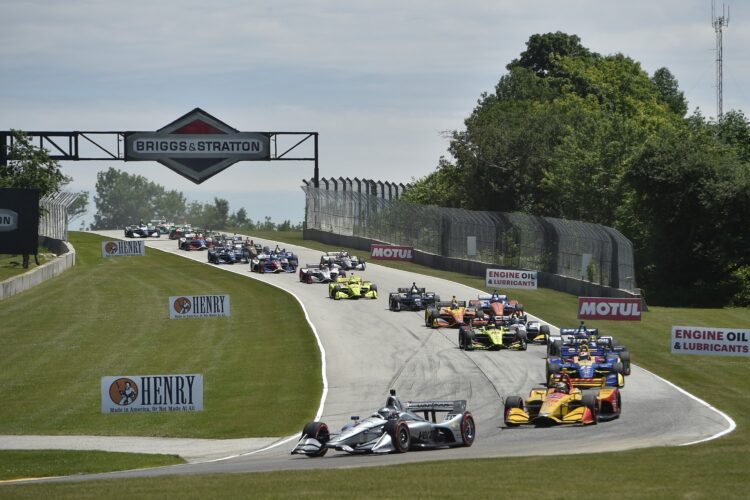 Newgarden holds off Hunter-Reay at Road America