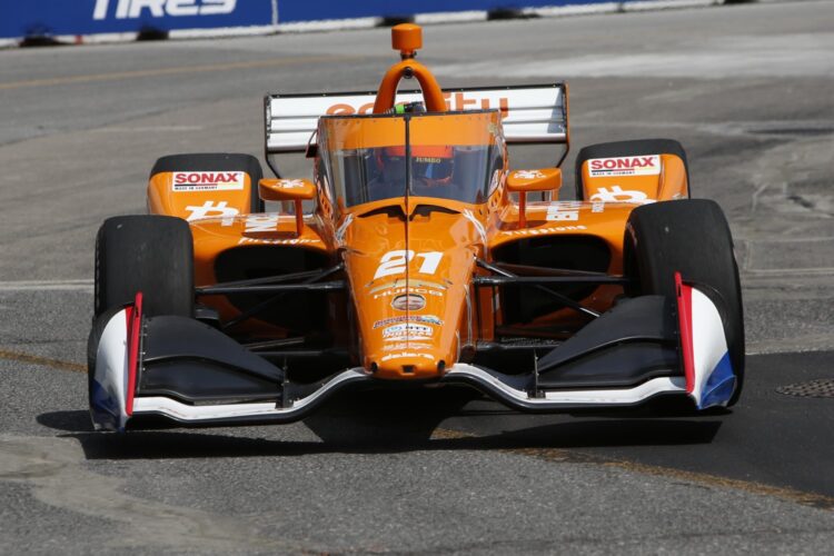 IndyCar: Veekay tops morning warm-up in Toronto