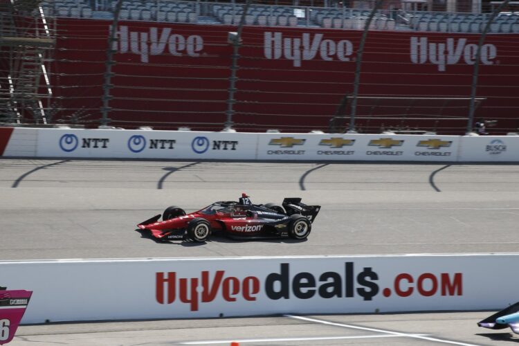 IndyCar: Saturday Report from Iowa Speedway