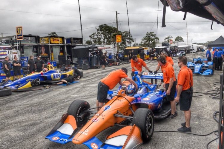 Newgarden tops final Sebring test before IndyCar opener