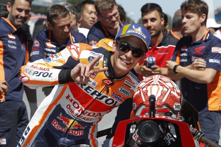 Career pole number 75 for Marquez