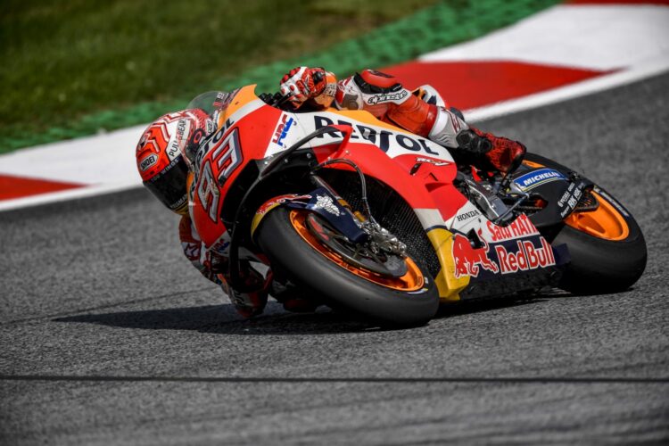 Marquez nips Dovizioso for pole in Austria