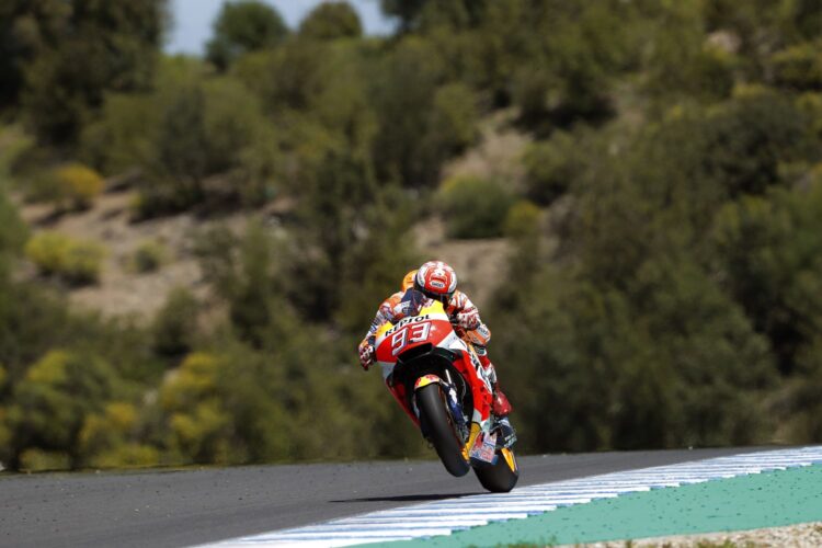 Marquez tops opening day at Aragon