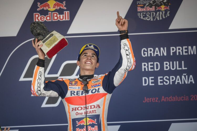 Marquez takes a momentous win at Jerez