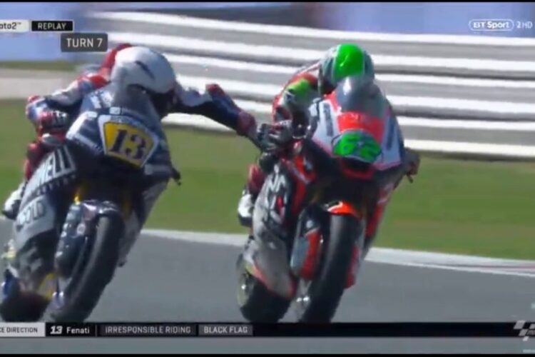 Romano Fenati hit with two-race ban for Stefano Manzi incident