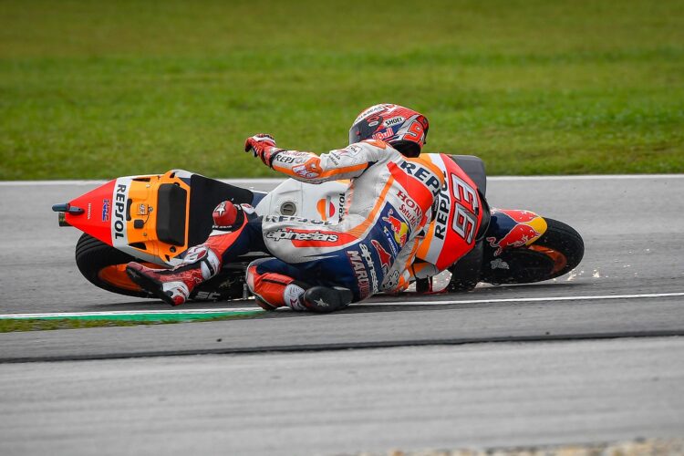 Marquez docked 6 positions to give inferior opponents a chance