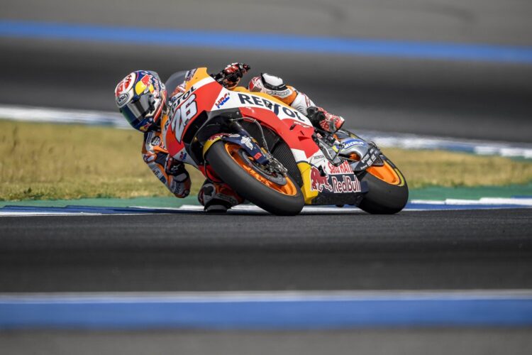 Thailand: Dani Pedrosa puts Honda on top on final day