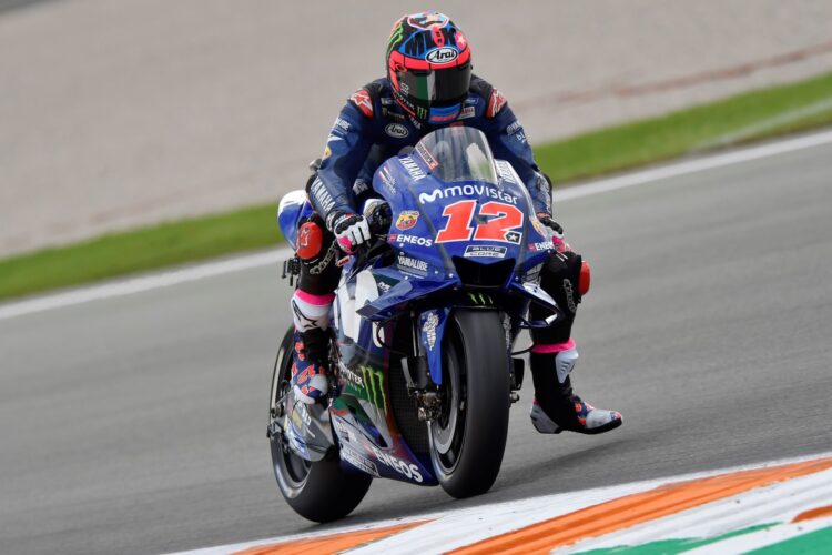 Vinales again on top on final test day at Valencia