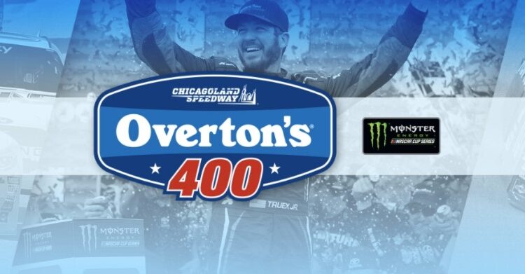 Overton’s to sponsor Chicagoland NASCAR weekend