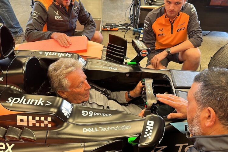 F1: Mario Andretti to drive McLaren F1 car at USGP  (3rd Update)