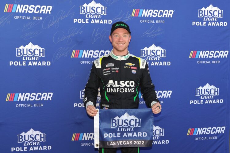 NASCAR: Reddick rockets to pole position at Las Vegas