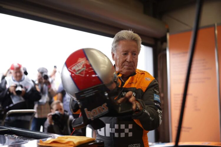 Video: Mario Andretti driving McLaren F1 car at Laguna Seca