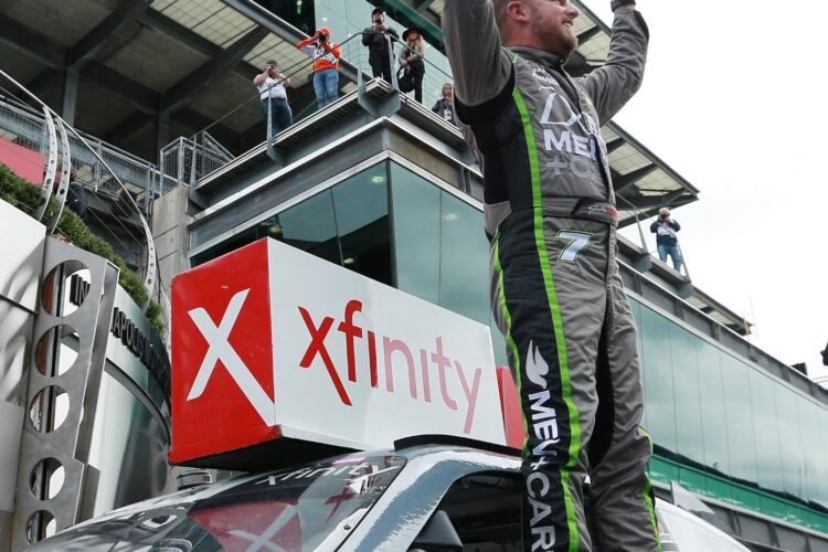 Allgaier wins Indy Xfinity Race