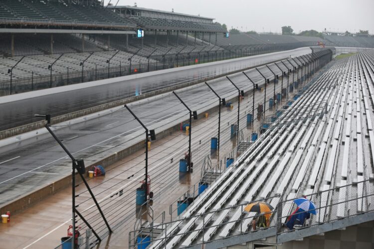 Brickyard 400 rained out, will try again Monday